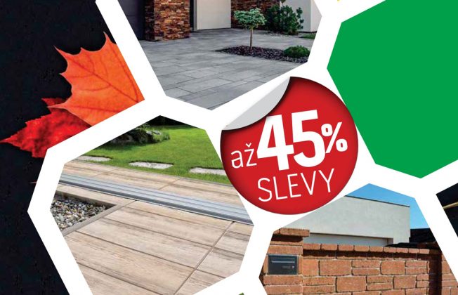 Dlažby, tvarovky PRESBETON se slevou až 45%
