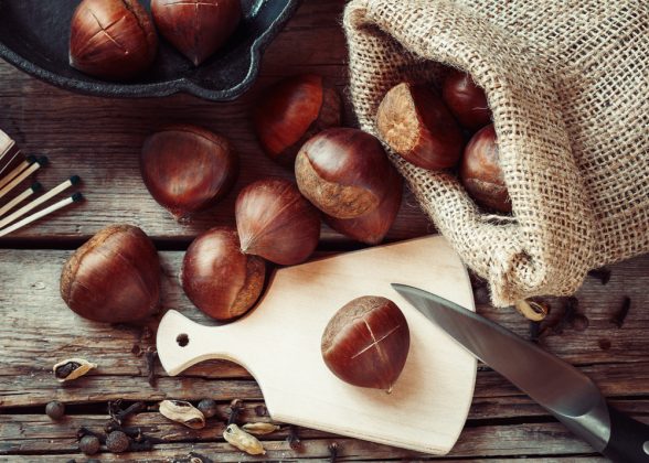 Podzim přeje kaštanům. Uvařte si chutnou kaštanovou polévku