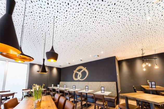 Akustické desky Knauf Cleaneo RE elegantně vyřeší problém s akustikou