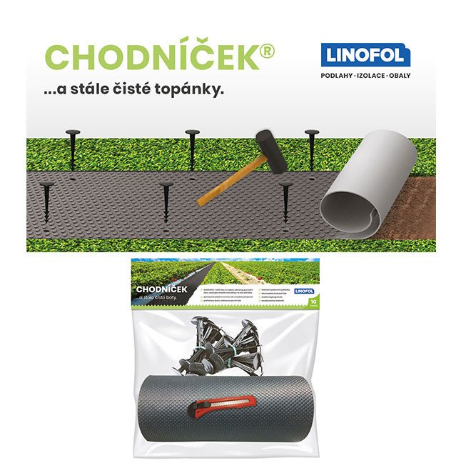 Linofol, soutěž, linofol chodníček