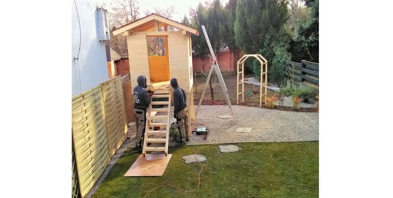 zahradní domek pro děti