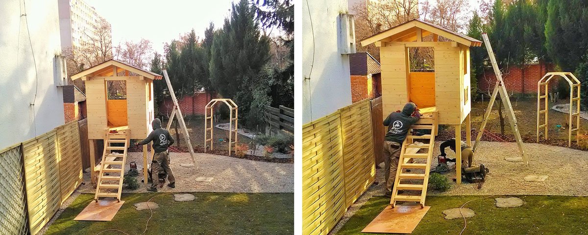 zahradní domek pro děti