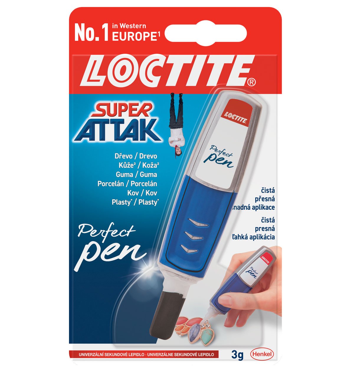 vteřinové lepidlo Loctite Perfect Pen