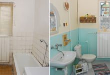 renovace podlah, vany a radiátoru v koupelně