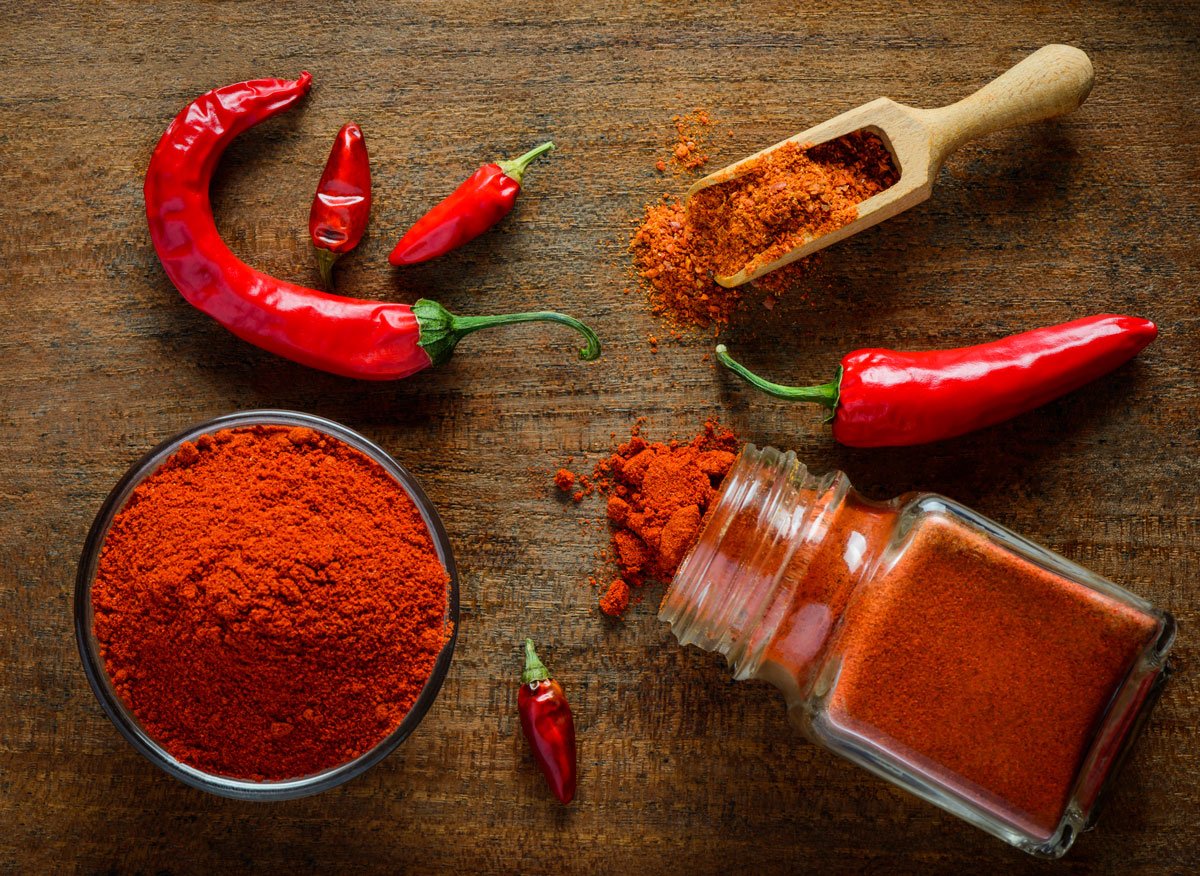 chilli paprika a koření