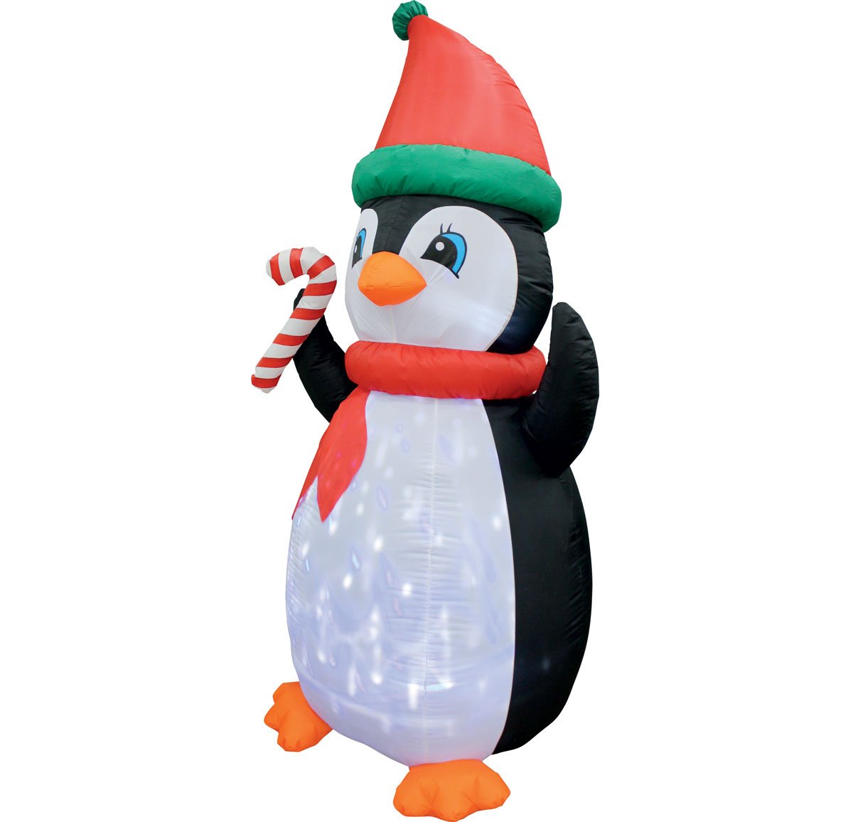 vánoční nafukovací LED tučňák