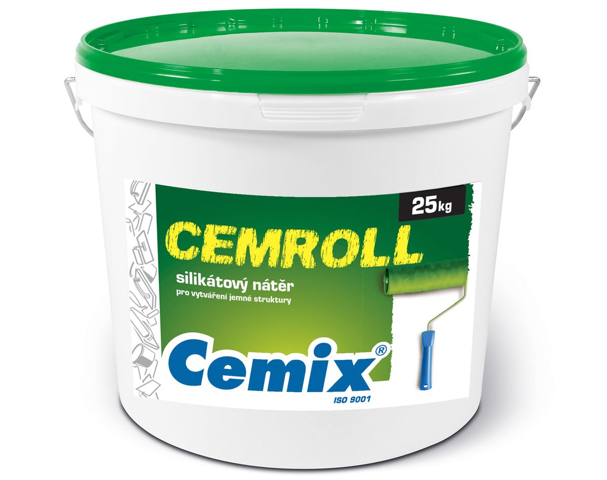 fasádní nátěr Cemix Cemroll silikát