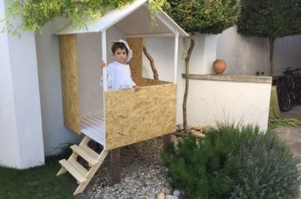 jak postavit jednoduchý dětský domek