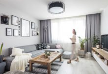 Obývací pokoj ve skandinávskem stylu