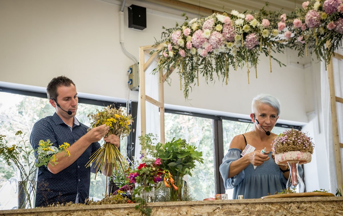 Floristická show na letní Floře Olomouc