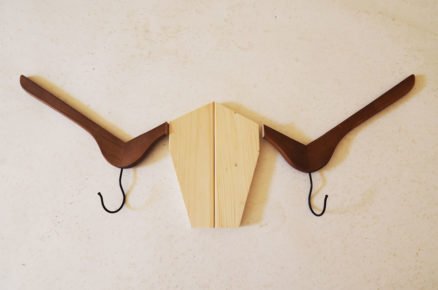 jak vyrobit věšák ve tvaru býčí hlavy: řezání
