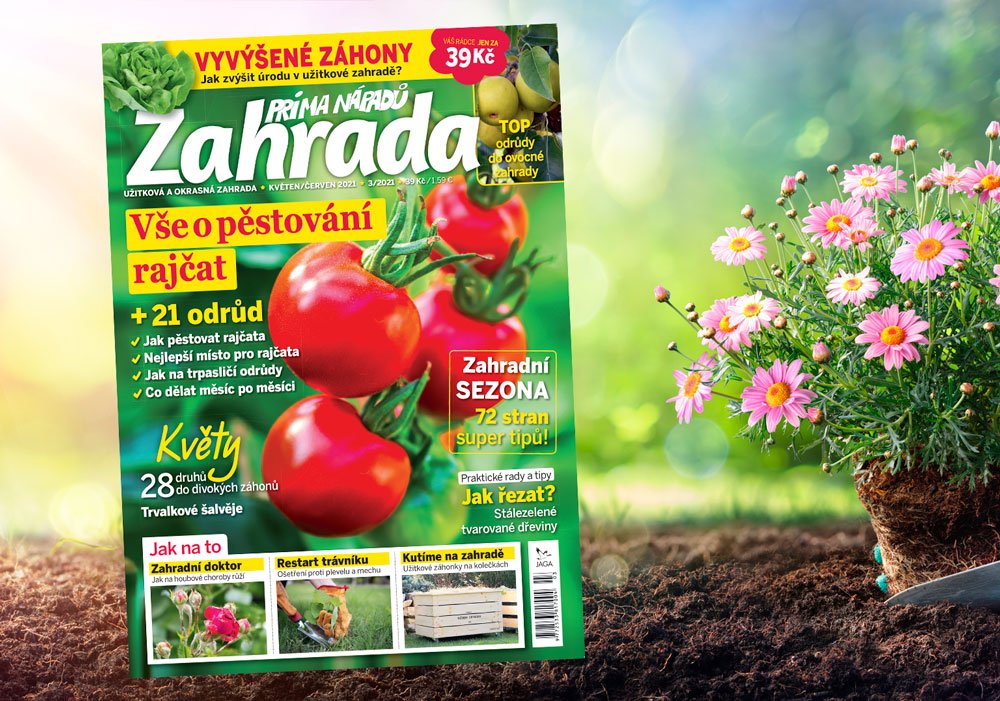časopis Zahrada prima nápadů květen/červen 2021