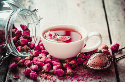 Růžový čaj
