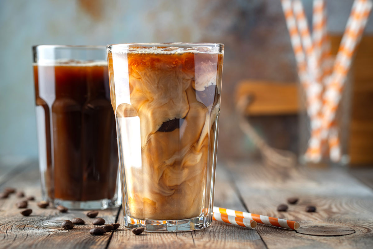 Karamelové a čokoládové Cold brew