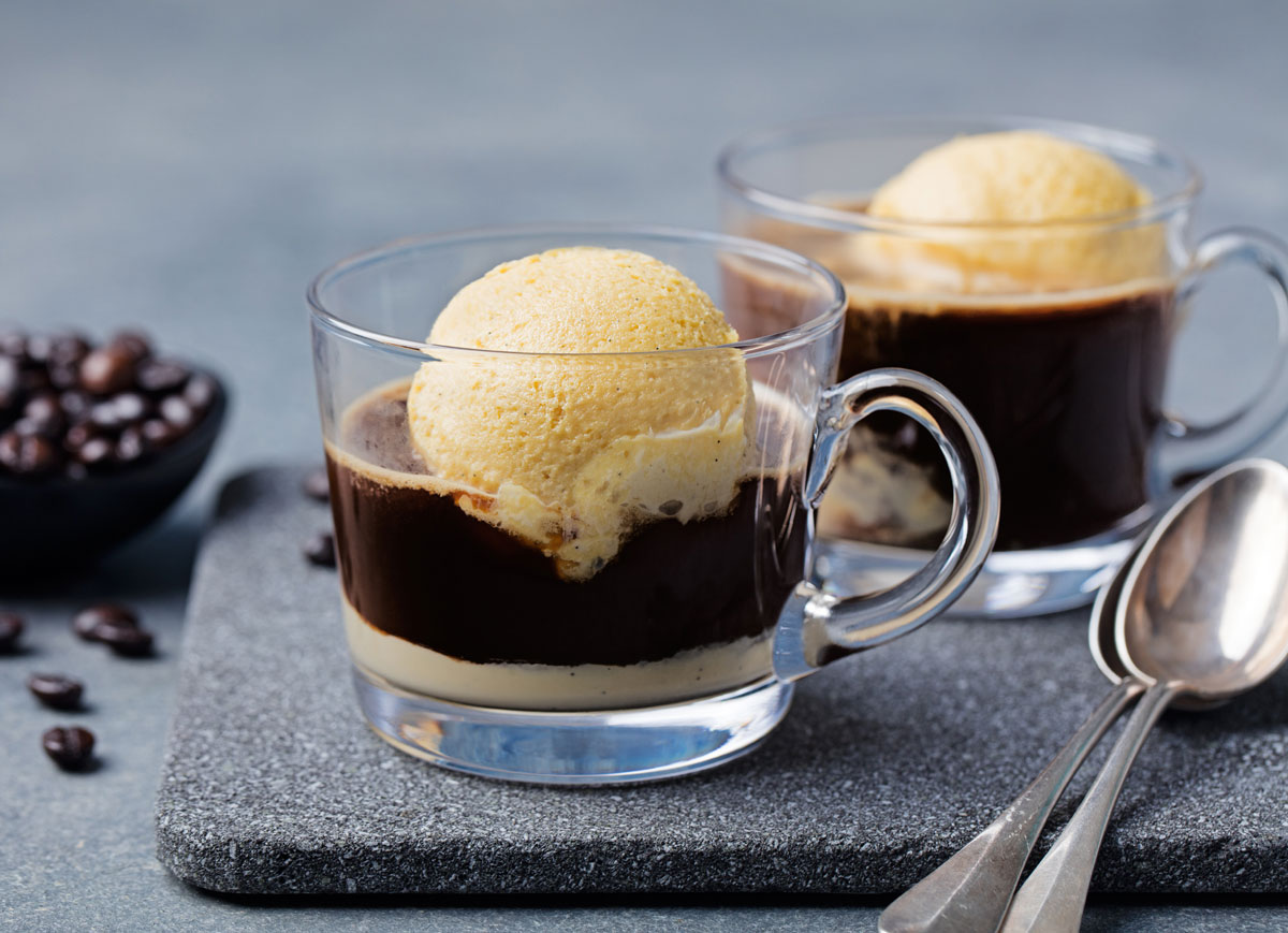 Káva Affogato