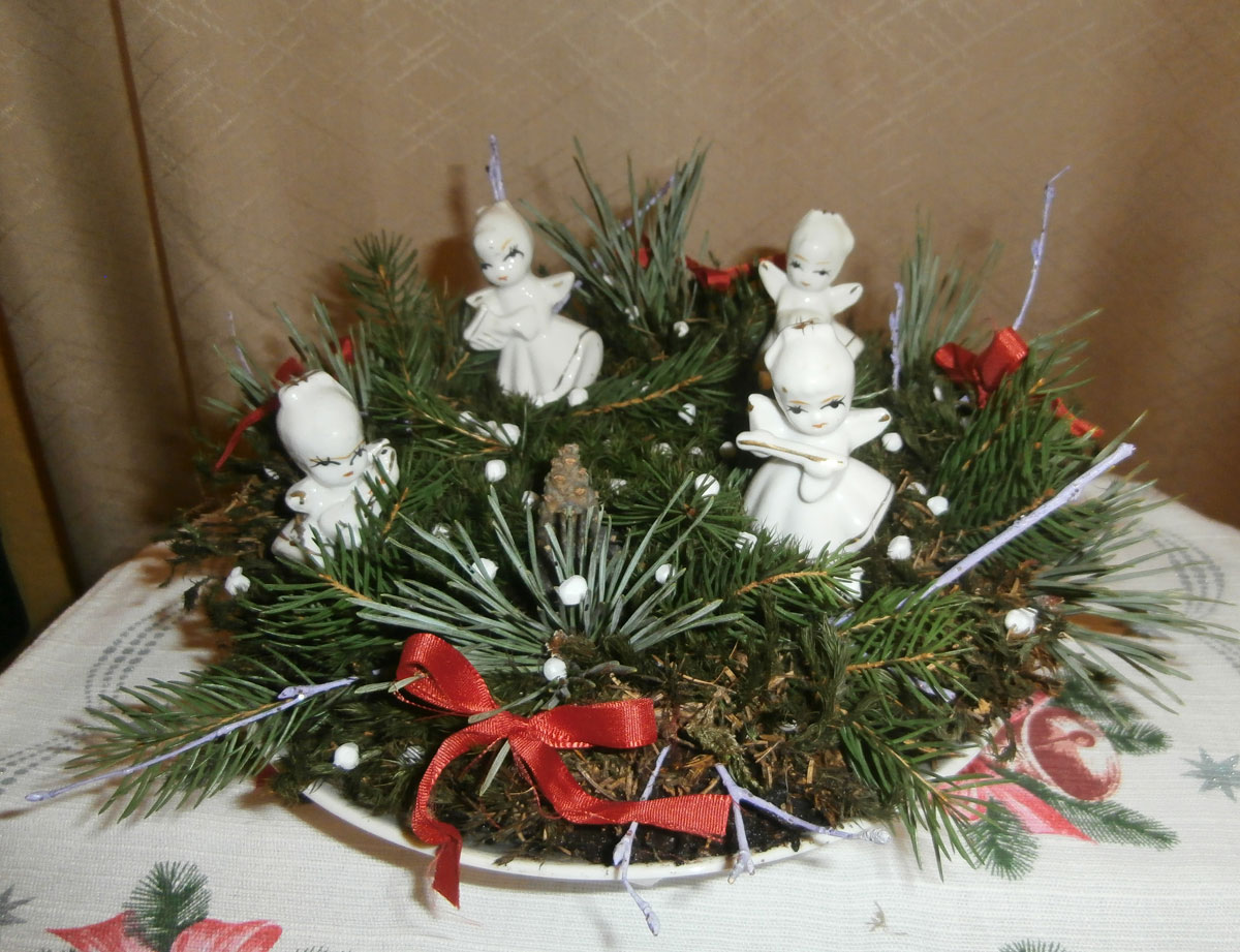 Adventní aranžmá