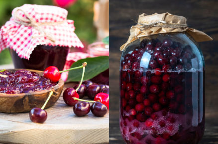 tradiční třešňová marmeláda a domácí griotka z višní