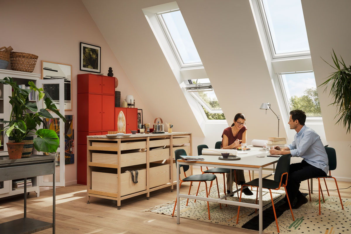 Velux střešní okna s trojsklem