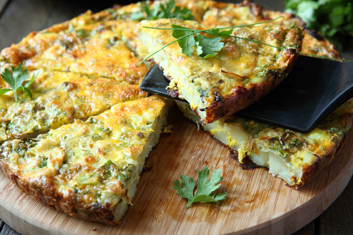 Frittata se zeleninou