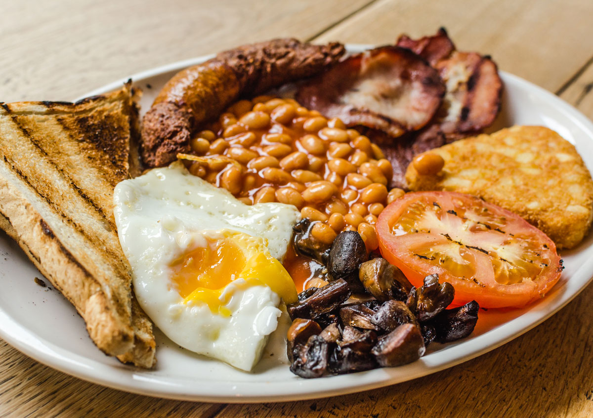 Britský kocovinový Fry-Up