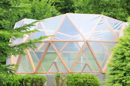 fóliovník ve tvaru kupole