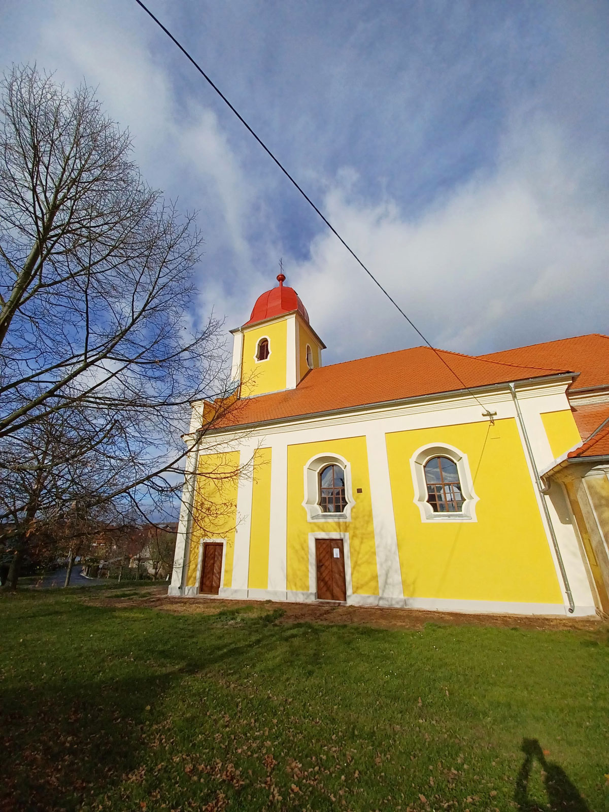 Kostel Volduchy u Rokycan po renovaci