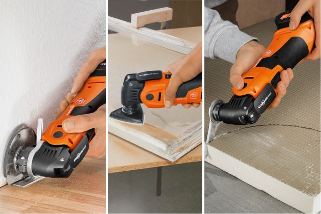 Nový Fein 18V Multimaster s AmpShare akumulátorovým systémem