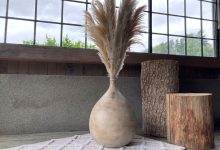 Keramická váza z demižonu (2)