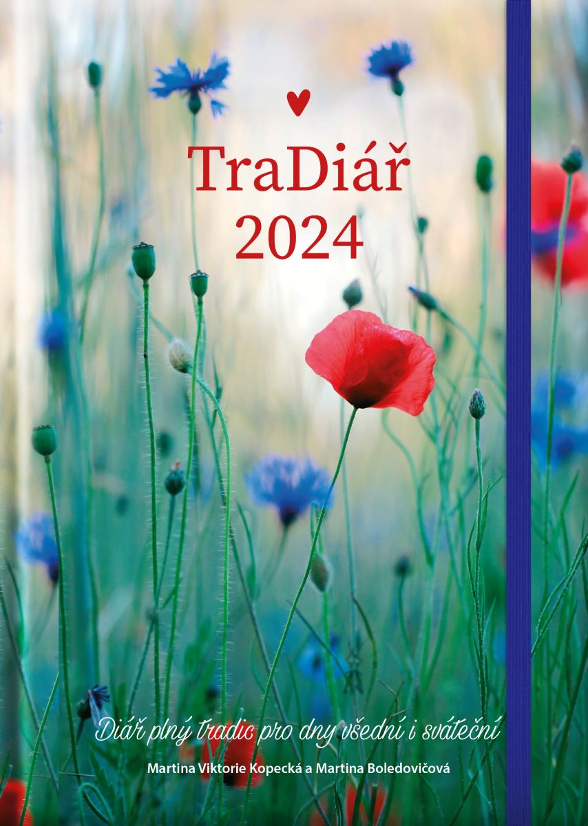 TraDiář 2024 chrpy a máky