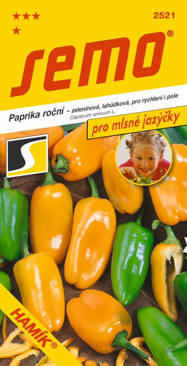 Žluté a zelené papriky