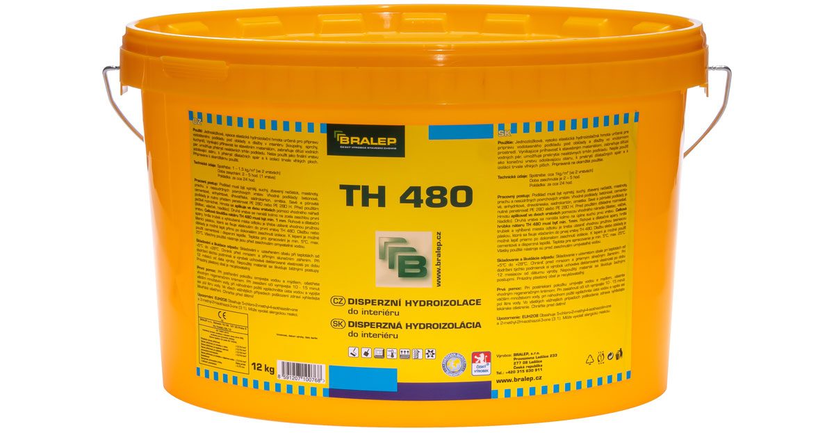TH 480 elastická hydroizolační hmota BRALEP TH 480