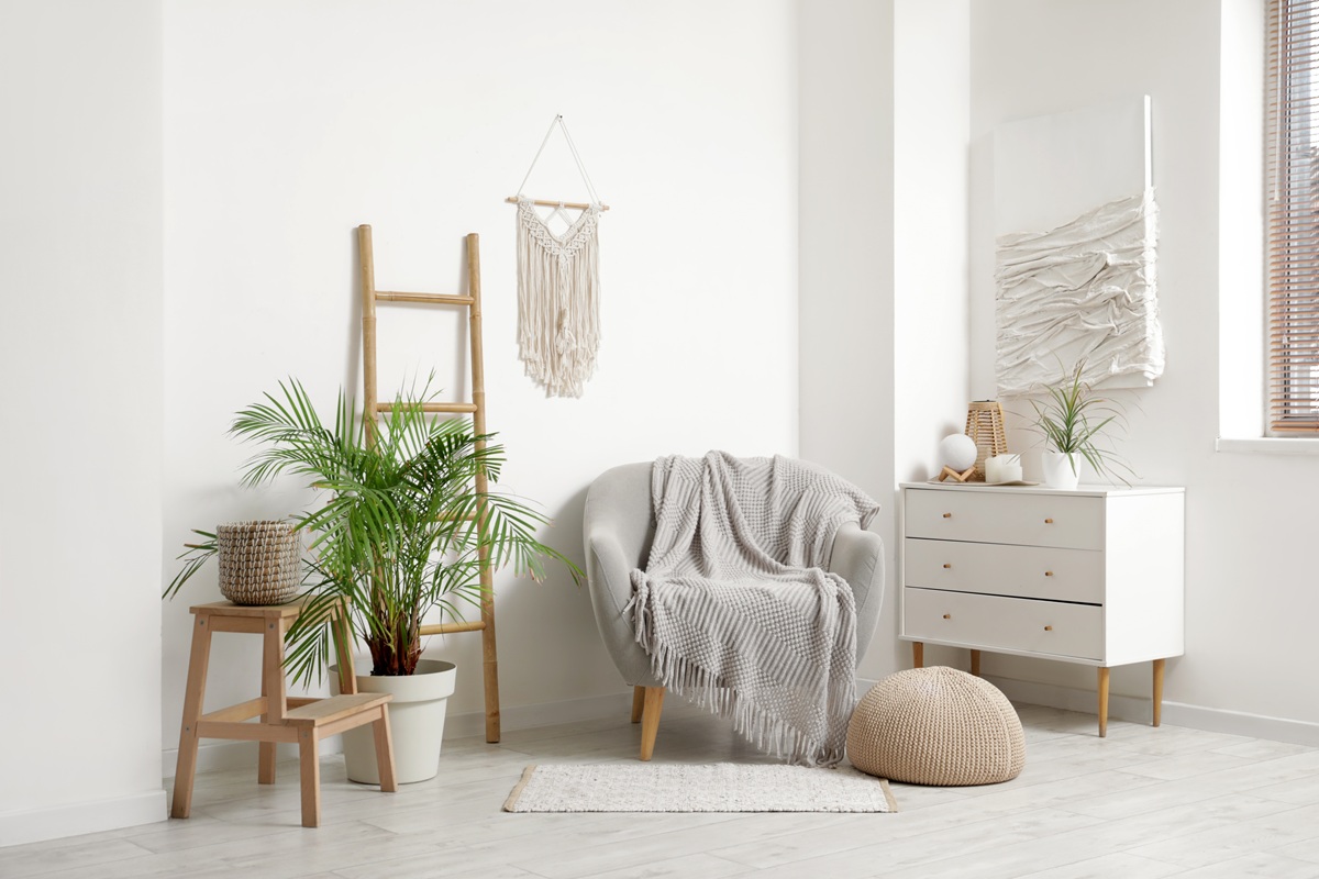 I dřevěný žebřík se může proměnit v originální designový kousek. Fantazii se meze nekladou. I dřevěný žebřík se může proměnit v originální designový kousek. Fantazii se meze nekladou.