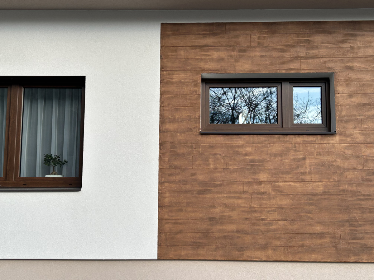 Novostavba rodinného domu Český Krumlov s kreativní omítkou Baumit