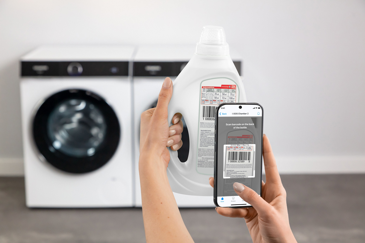 Siemens LC iQ700 iDos Detergent scan