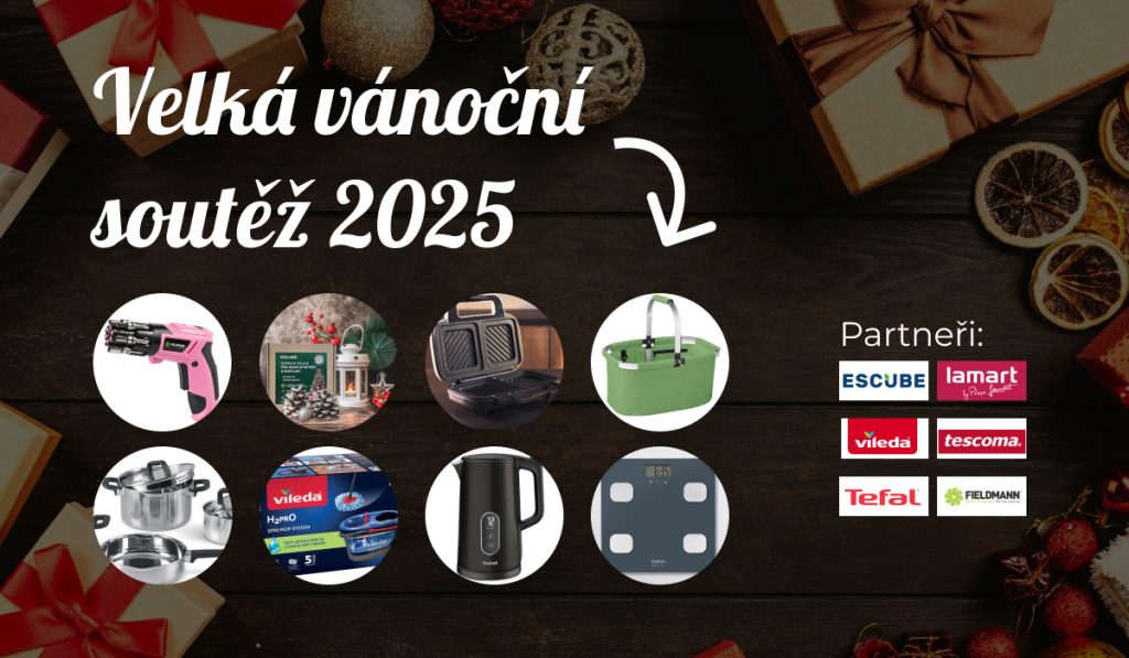 Velká vánoční soutěž: Vyhrajte dárečky pod stromeček!