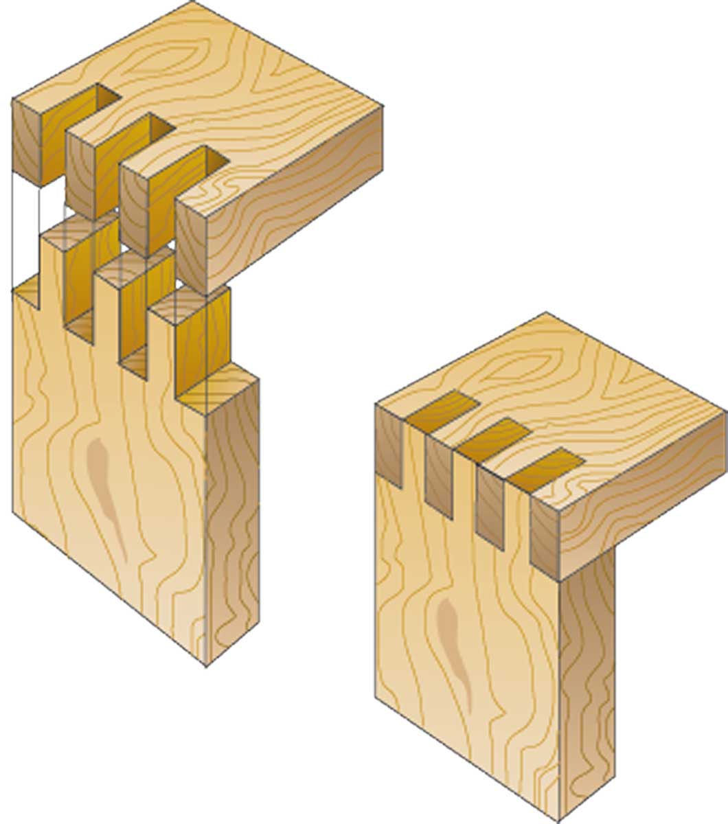 Spezielles Zink 1 hřebenové aneb prstové spoje