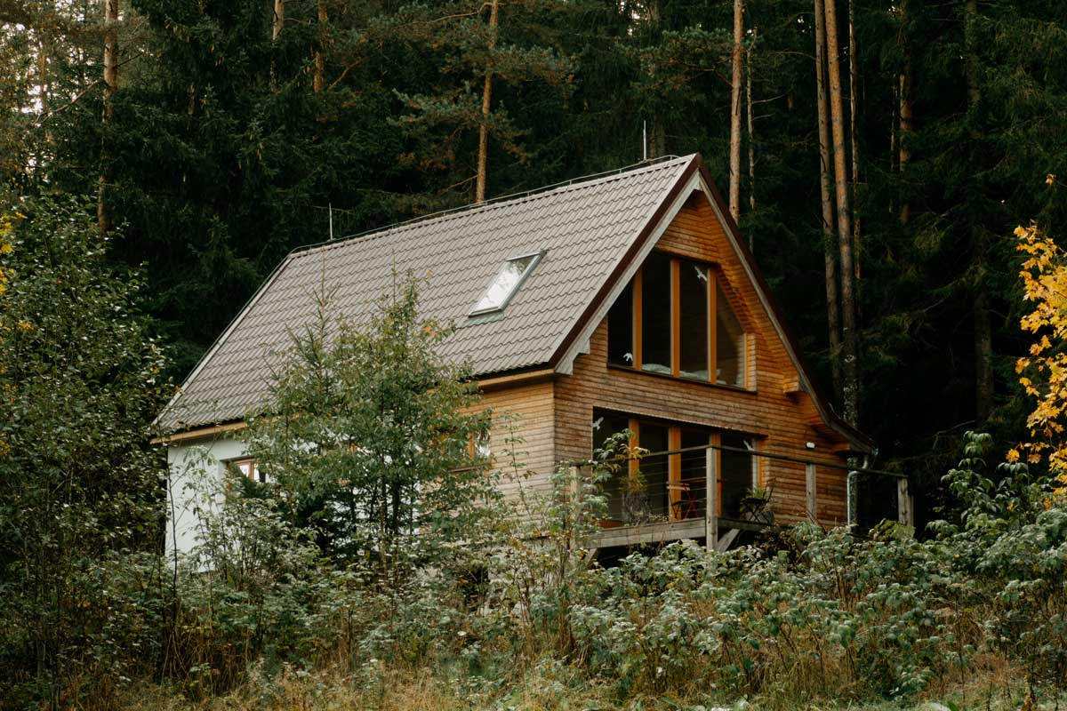 chata v lese