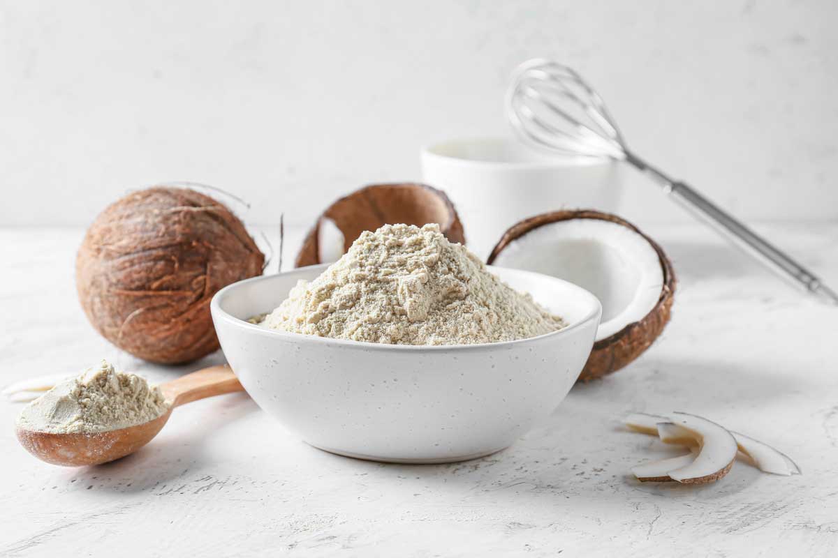 Kokosová mouka dodá dezertům jemnost a lehkou exotickou chuť.