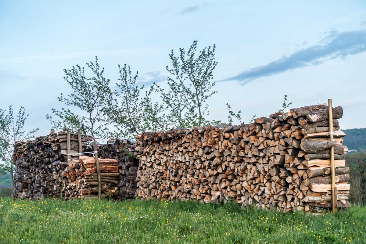 5 triků, jak skladovat dřevo, aby nevlhlo a hořelo perfektně
