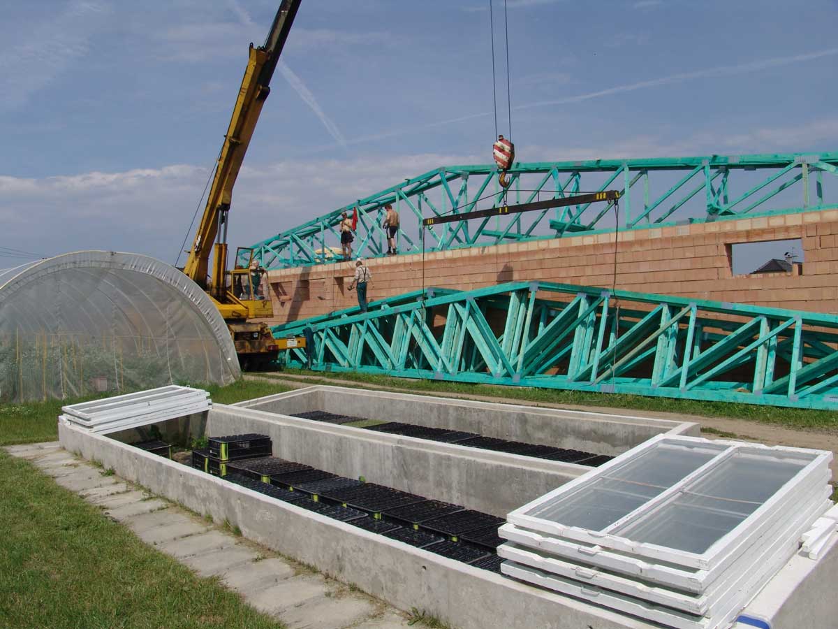 Stavba nove slechtitelske stanice ve Svijanskem Ujezdu