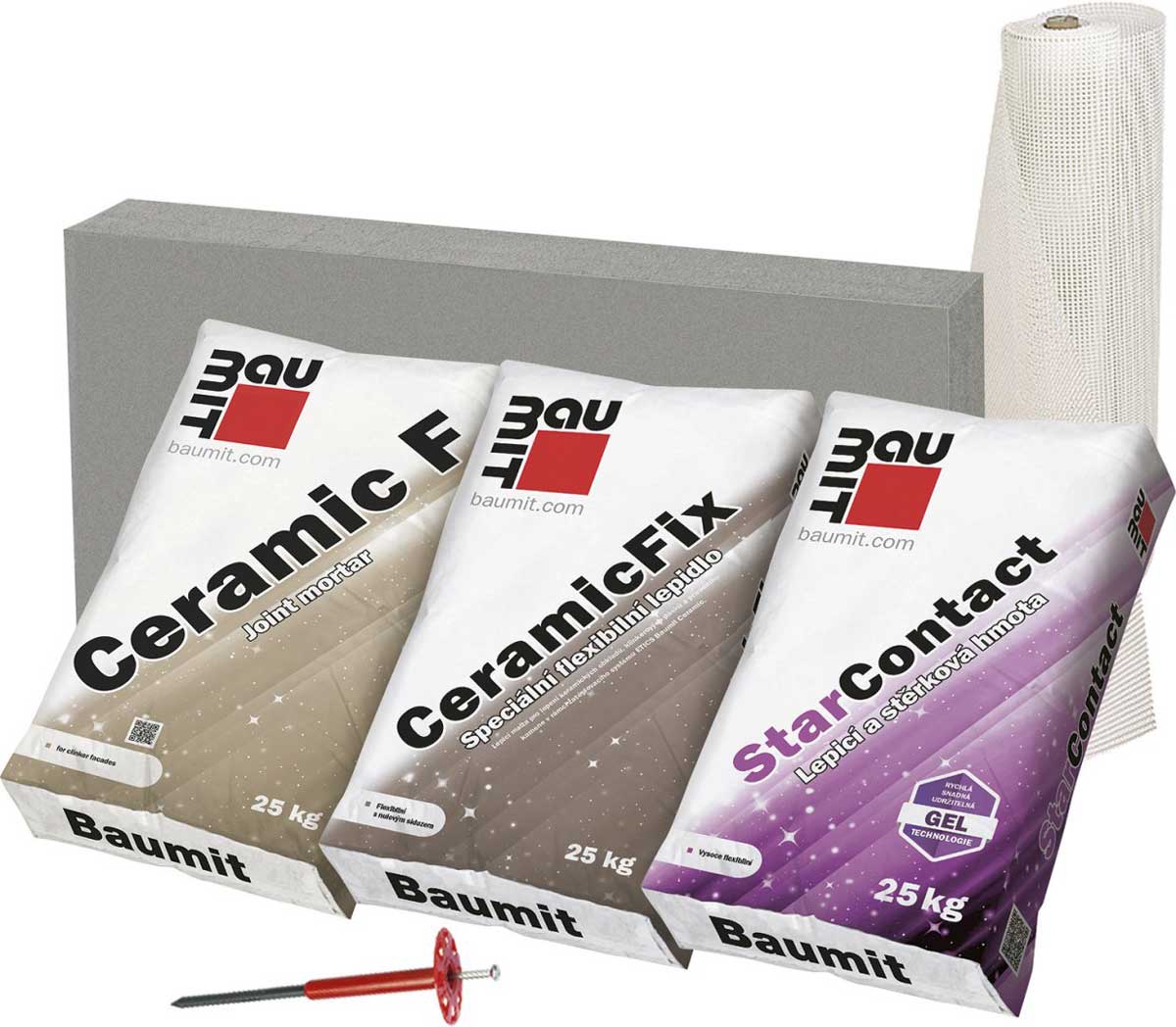 Baumit Ceramic je zateplovací systém určený pro použití s keramickým nebo kamenným obkladem, který spojuje úsporu energie a vysokou odolnost. Zajišťuje dlouhou životnost a spolehlivost fasády.