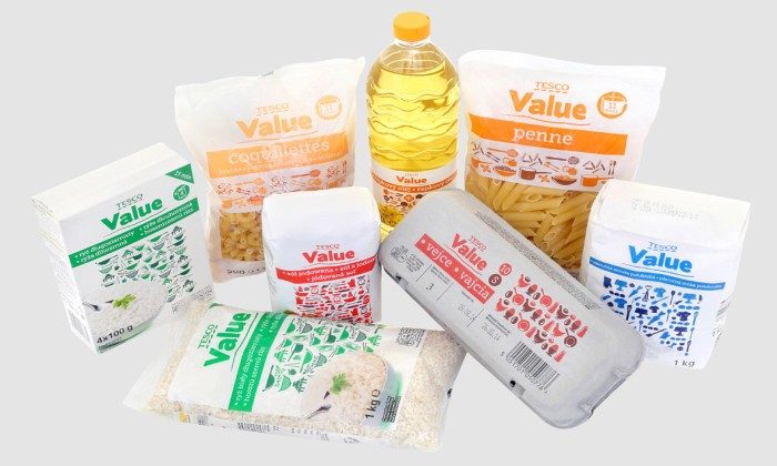 Tesco Value: nový design, rozšířený sortiment
