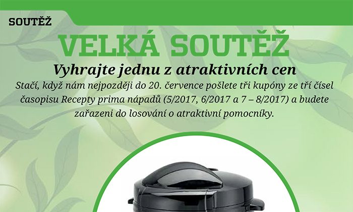 Velká soutěž: Vyhrajte jednou z atraktivních cen!