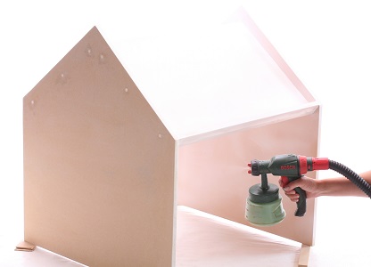 stolek stříkání barvy